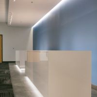 The newly finished showroom at Placon, designed by McGinnis Design, is seen in Madison, Wisconsin on March 6, 2017. Beth Skogen Photography - www.bethskogen.com